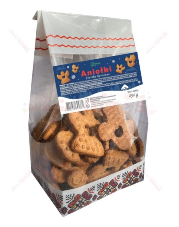 Ciastka korzenne Aniołki - kruche ciastka na święta 350g Grona