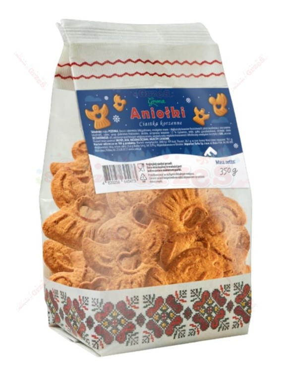 Ciastka korzenne Aniołki - kruche ciastka na święta 350g Grona