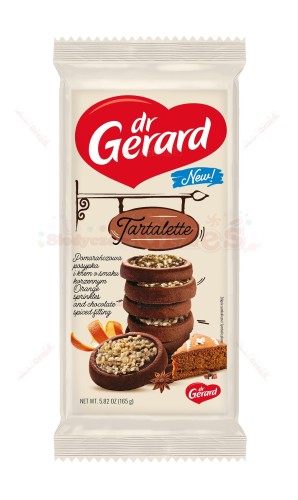 Tartaletki korzenne z posypką pomarańczową 165g Dr Gerard