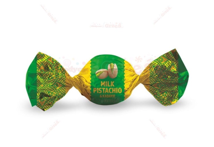 Praliny pistacjowe z Kadayif - kulki kakaowo mleczne 1kg Millano