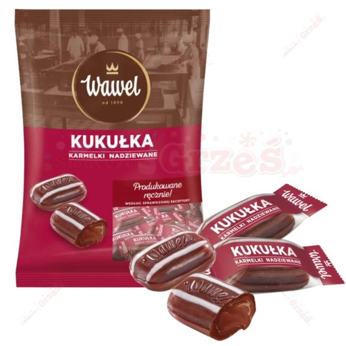 Kukułka z Wawelu - karmelki nadziewane kukułki kakaowe 1kg Wawel