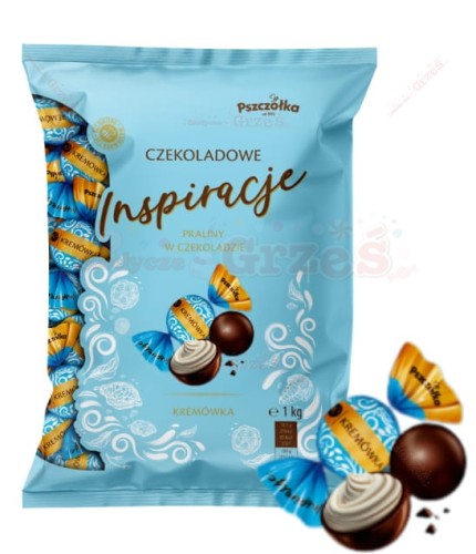 Praliny Kremówka "Czekoladowe Inspiracje" 1kg Pszczółka | bezglutenowe