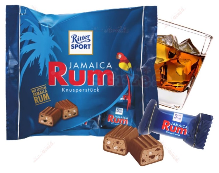 Czekoladki  Ritter Jamaica RUM z orzechami laskowymi 200g Ritter Sport