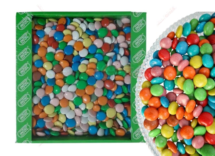 Cukierki Drażoletki, draże witamelki 1,8kg Inpol | lentilki, draże kakaowe