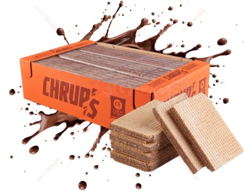 Wafle Chrups kakaowe, wafle przekładane kremem 2,5kg Cukry Nyskie
