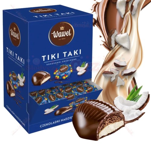 Tiki Taki - czekoladki nadziewane - kokosowo orzechowe 2,2kg Wawel