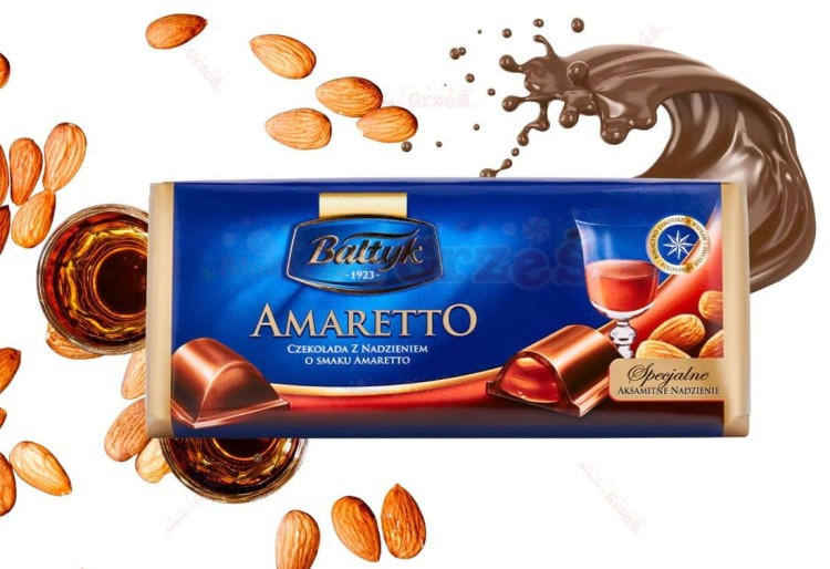 czekolada Amaretto - czekolada nadziewana 147g Bałtyk