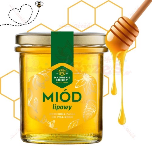 Miód lipowy 400g Mazurskie Miody