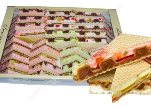Pischinger "Ptasie Mleczko" wafle z kremem, pianką i galaretką 1,6kg Polfood