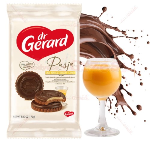 ciastka Pasja advokat 170g Dr Gerard - herbatniki z kremem advocat