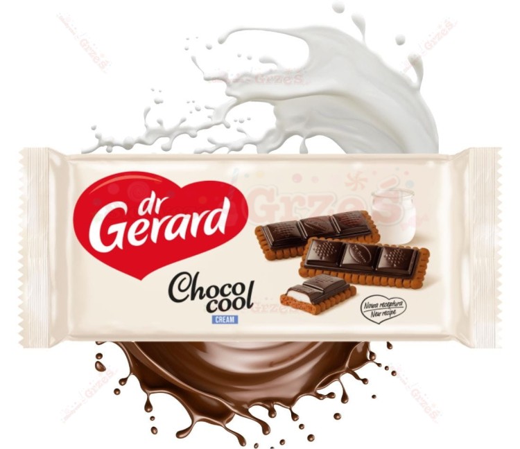 Choco cool - herbatniki z kremem i skorupką 110g Dr Gerard