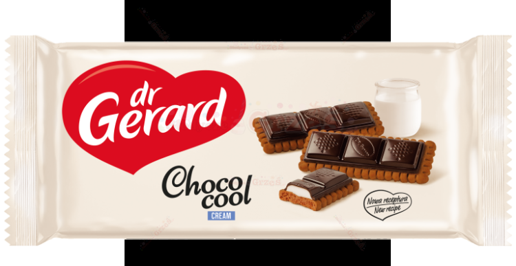 Choco cool - herbatniki z kremem i skorupką 110g Dr Gerard