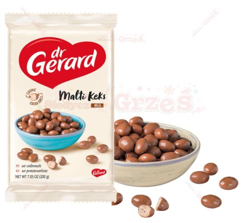 Maltikeks milk - draże, herbatniki w skorupce 200g Dr Gerard