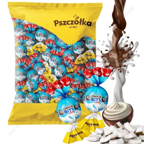 Praliny Choco Bits COCO 1kg Pszczółka