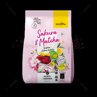 galaretki Sakura&Matcha Love 174g Pszczółka bezglutenowe