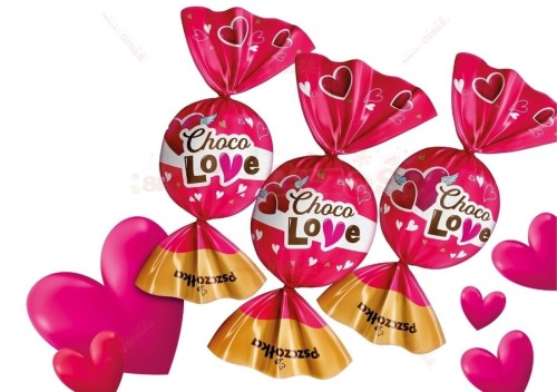 praliny z nadzieniem mlecznym Choco Love 1kg Pszczółka bezglutenowe