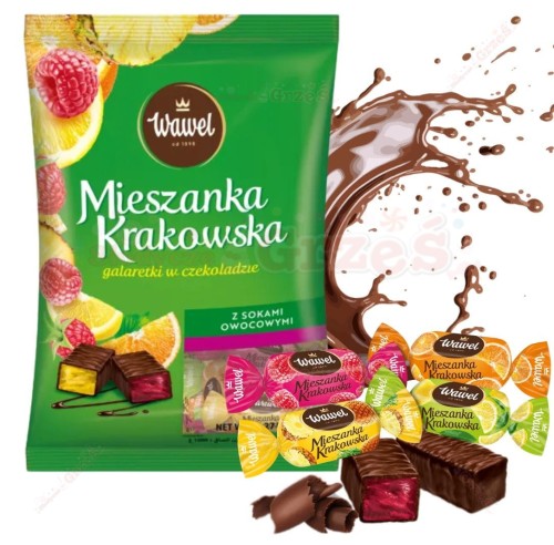 Mieszanka krakowska - galaretki w czekoladzie 1kg Wawel