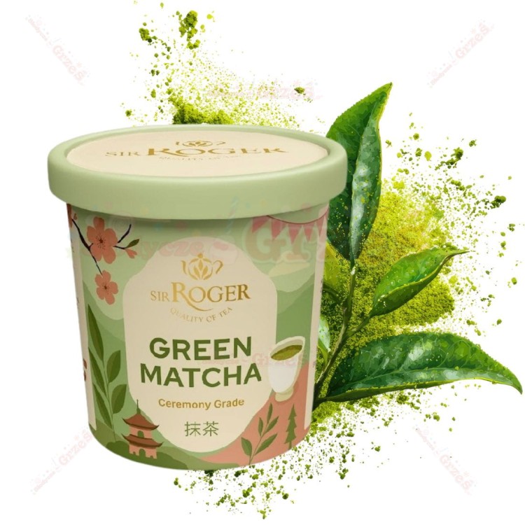 Matcha ceremonialna Premium Green Matcha 40g Sir Roger