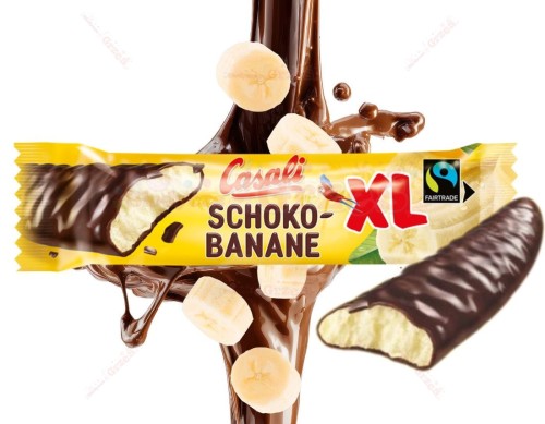 Pianka bananowa XL w czekoladzie 35*22g Casali Schoko Banane