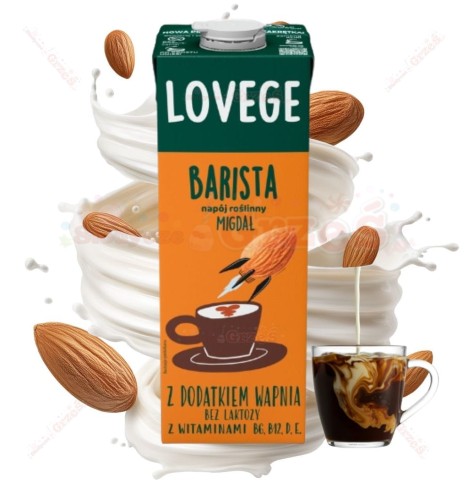 Lovege napój roślinny migdał Barista 1l Sante