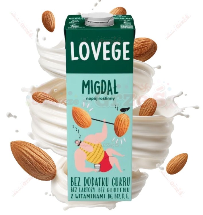 Lovege - napój migdałowy - bez cukru 1l Sante