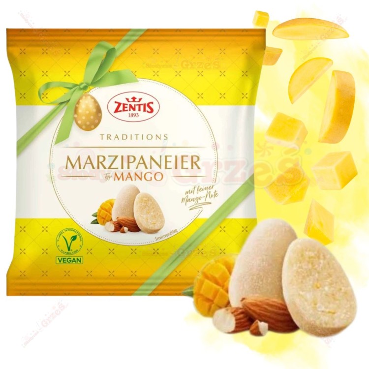 Jajeczka marcepanowe MANGO 125g Zentis Jajka na Wielkanoc