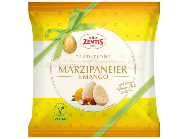Jajeczka marcepanowe MANGO 125g Zentis Jajka na Wielkanoc