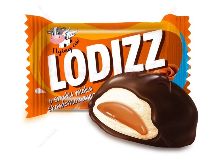 Cukierki piankowe Lodizz mleko skondensowane 1kg Flying Cow