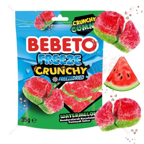 Liofilizowane żelki arbuzowe - Freeze Crunchy watermelon 35g Bebeto
