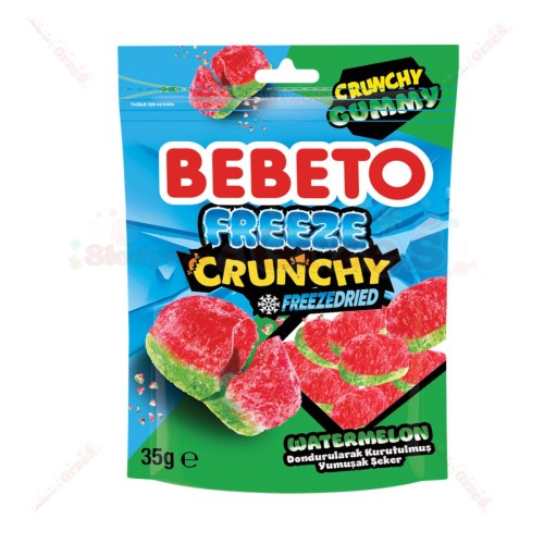 Liofilizowane żelki arbuzowe - Freeze Crunchy watermelon 35g Bebeto
