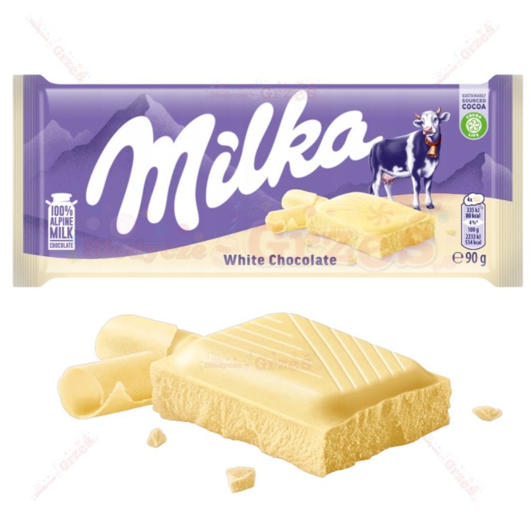 czekolada Milka BIAŁA white 90g Mondelez