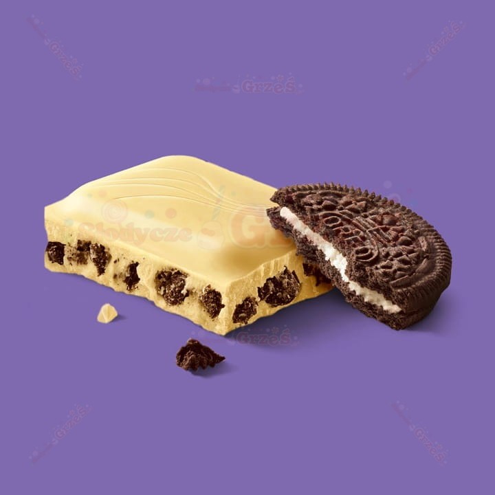 czekolada Milka BIAŁA OREO z kawałkami ciasteczek OREO 100g Mondelez