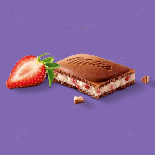 czekolada Milka truskawkowa - strawberry 100g Mondelez