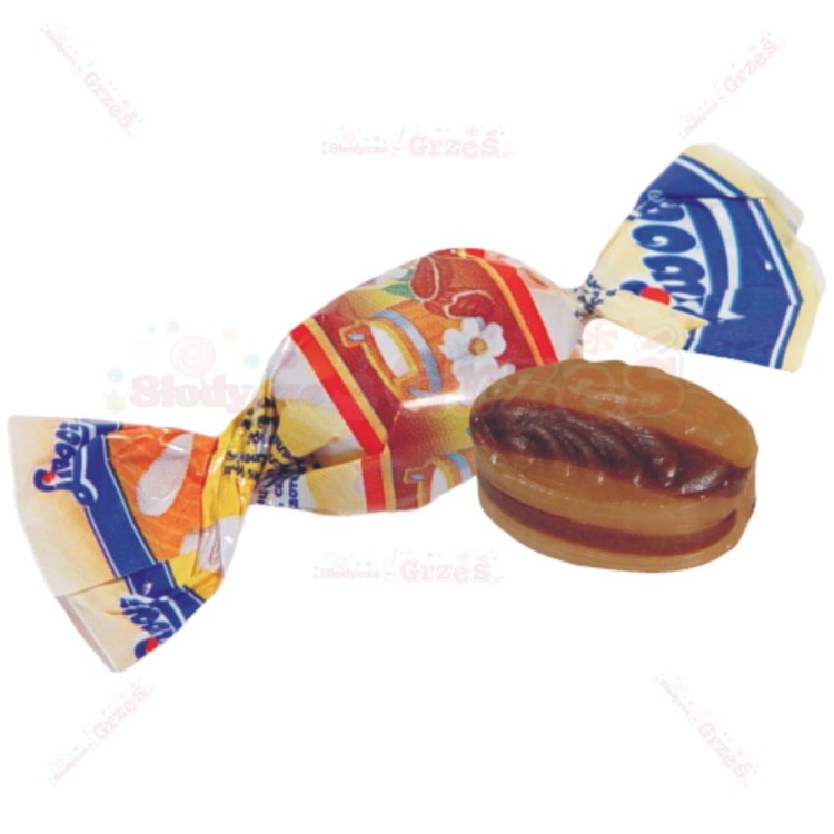 Karmelki mleczne z nadzieniem kakaowym 2kg Gran-Pik