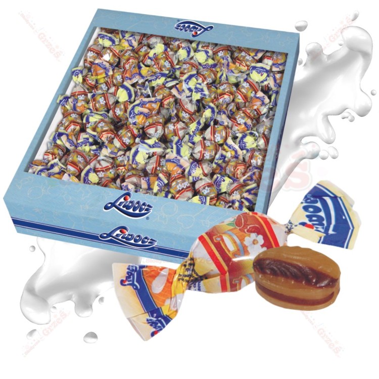 Karmelki mleczne z nadzieniem kakaowym 2kg Gran-Pik