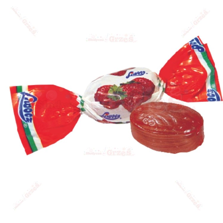 Karmelki nadziewane truskawkowe 2kg Gran-Pik Liwocz