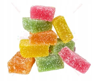 Galaretki owocowe w cukrze - kosteczki  1,5kg Gran-Pik Liwocz