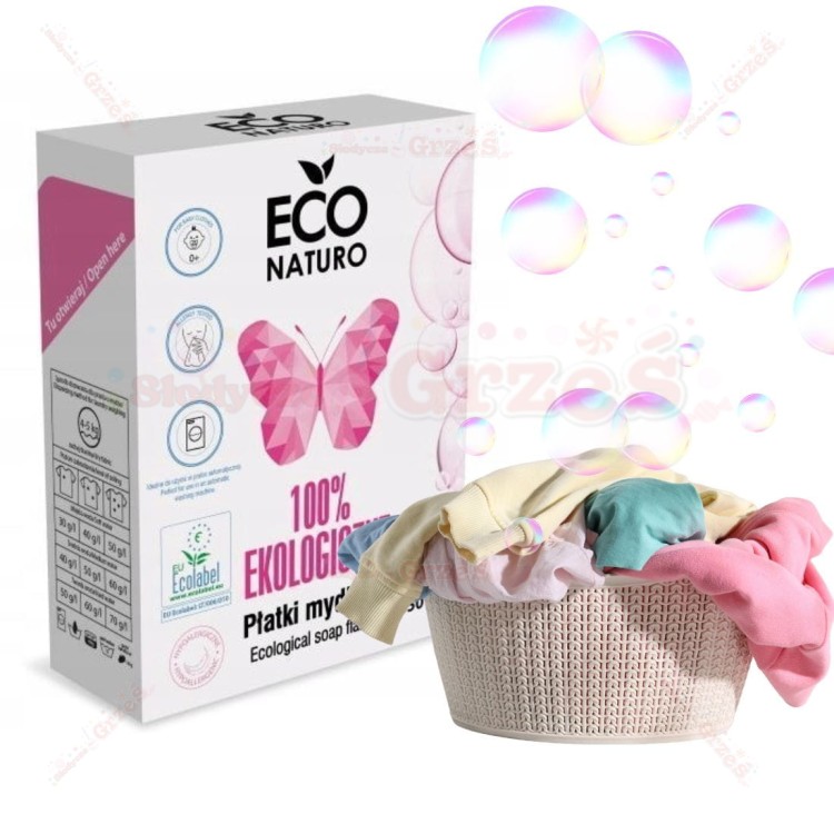 Płatki mydlane EKOlogiczne do prania 400g Econaturo