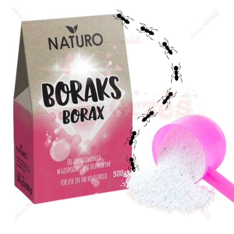 Boraks - naturalny środek czyszczący, uniwersalny 500g Naturo