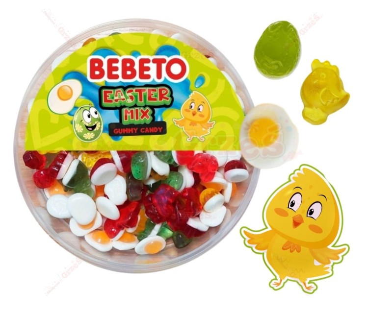 żelki owocowe Wielkanocne Easter Mix 600g Bebeto