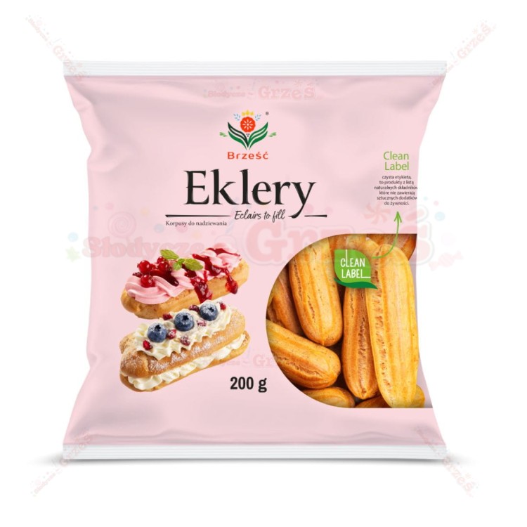 EKLERY ptysiowe korpusy do nadziewania 200g Brześć