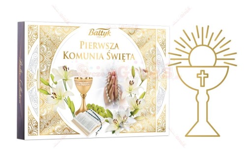 Bombonierka KOMUNIA Święta Baltic Collection 122g Bałtyk
