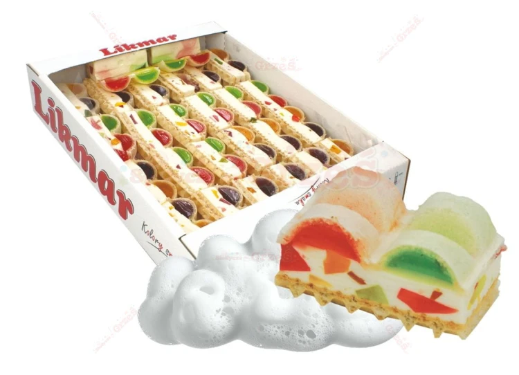 Wafle z pianką i kolorową galaretką owocową ANETKI 500g Likmar