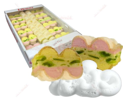 Wafle z pianką owocową i galaretką PASTELOWA CHMURKA 500g Likmar