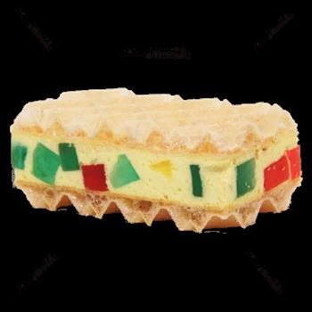 Wafle przekładane pianka z galaretką MOZAIKA ANANASOWA 2kg Likmar