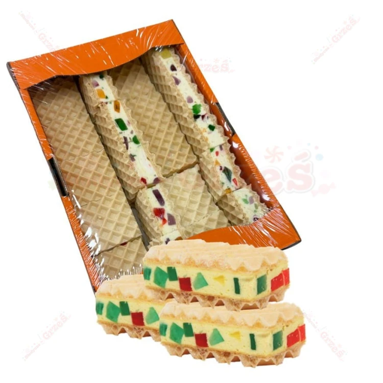 Wafle przekładane pianka z galaretką MOZAIKA ANANASOWA 2kg Likmar