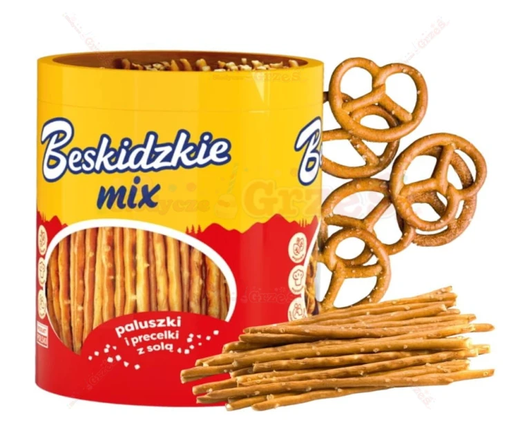 MIX paluszki i precelki z solą TUBA 275g Beskidzkie Aksam