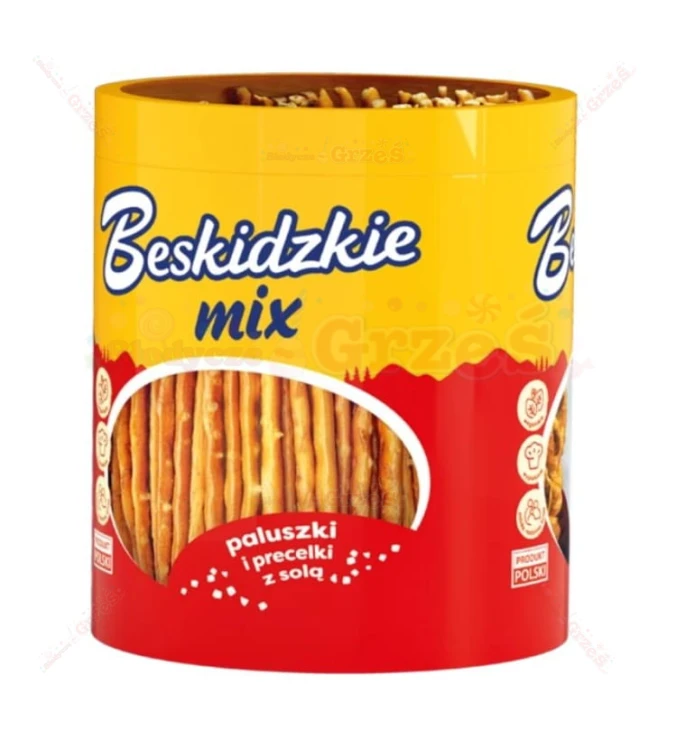 MIX paluszki i precelki z solą TUBA 275g Beskidzkie Aksam