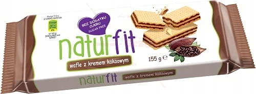 Wafle Naturfit KAKAOWE bez dodatku cukru 155g Apetilki