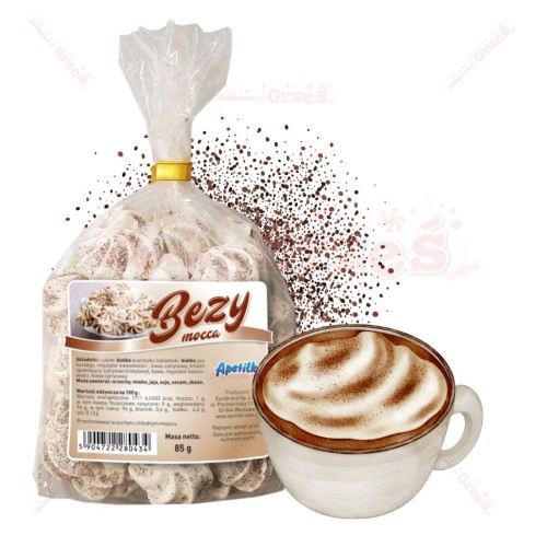 Bezy mocca - bezy gwiazdki kawowe 85g Apetilki